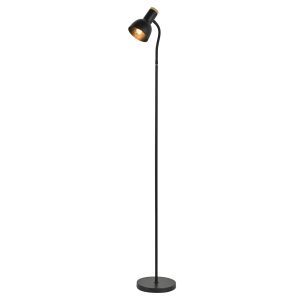 PIE SALON ANDER NEGRO MADERA 1 X 60W E-27