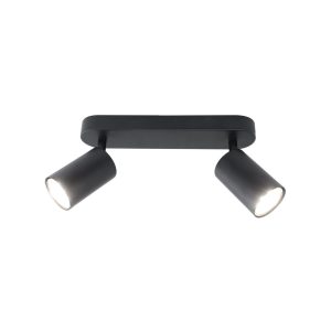 REGLETA 2L ANDY NEGRO 2 X 50W GU-10