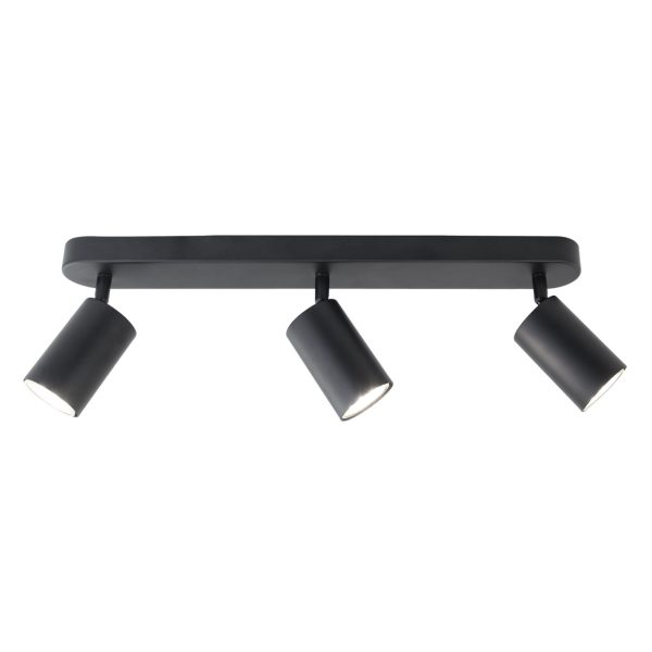 REGLETA 3L ANDY NEGRO 3 X 50W GU-10