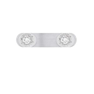REGLETA "ROSE" 2L ALUM.PLATA 4000K 12W 1140LM