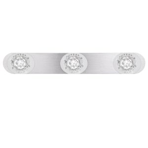 REGLETA "ROSE" 3L ALUM.PLATA 4000K 18W 1710LM