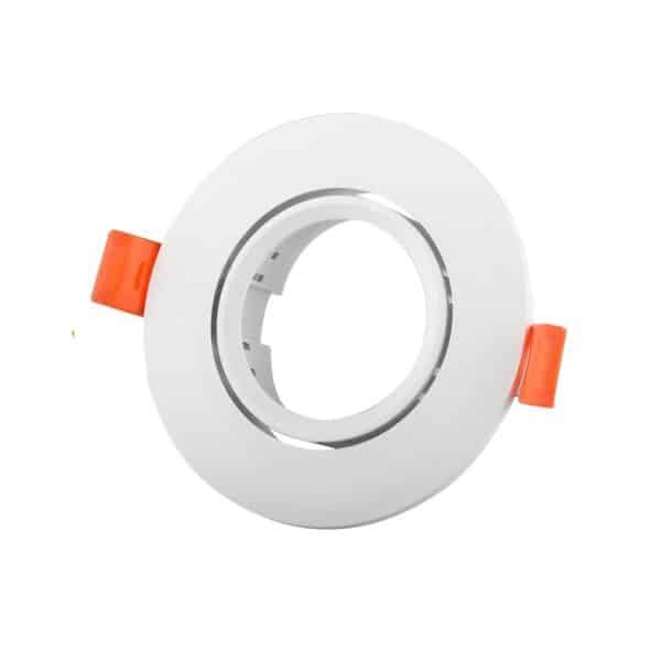 ARO BASCULANTE RECUADO EM PC BRANCO 90mm