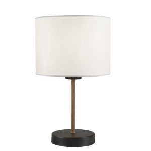 SOBREMESA BERTA NEGRO- MADERA 1 X 60W E-27