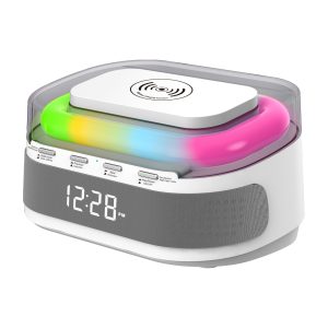 SOBREMESA BOLT BLANCO RGB LED - BATERIA RECARGABLE.