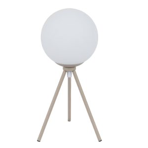 SOBREMESA LUNA 1L BEIGE 1 X 40W E-14
