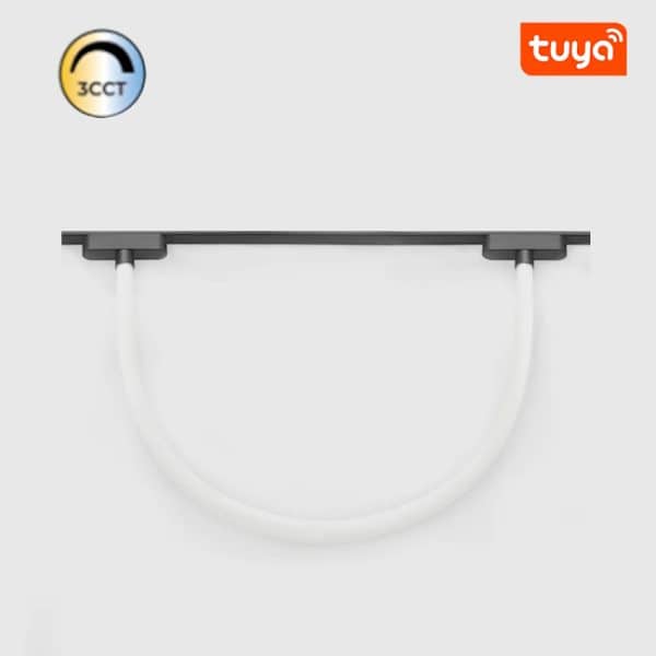 TUBO NEON 18W 3CCT P/CALHA MAGNÉTICA PRETO