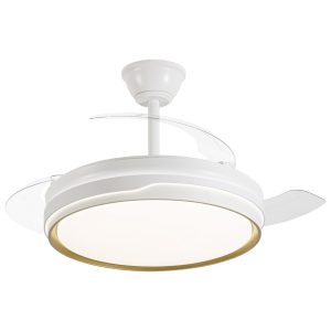 VENTILADOR LIMA BLANCO-ORO 50 CM 3 PALAS