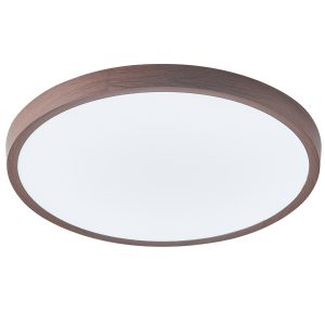 PLAFÓN RUE MADERA OSCURA 46cm LED 72w