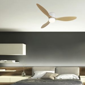 VENTILADOR RENO MADERA CLARA 132 CM - 3 PALAS